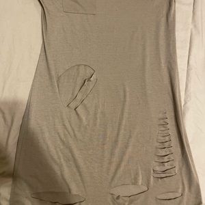 Brown Short sleeve dress shirt